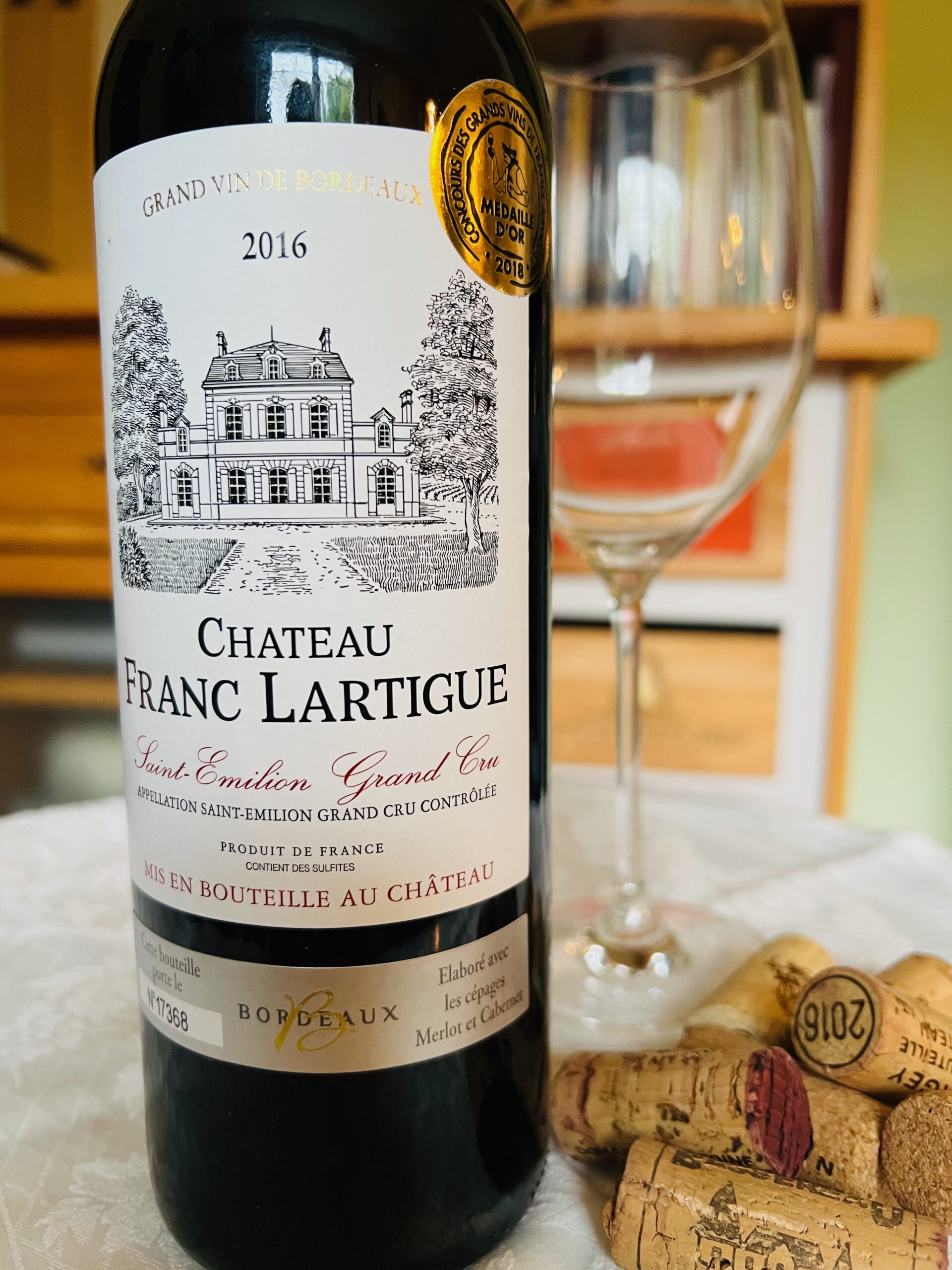 Vin Rouge - Saint Emilion Grand Cru - Château Franc Lartigue