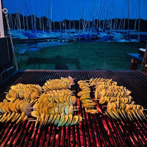 spiess auf grill