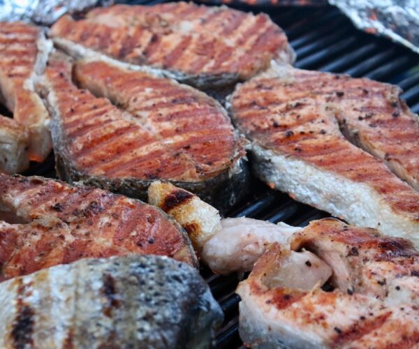 fischsteaks gegrillt fischsteaks gegrillt