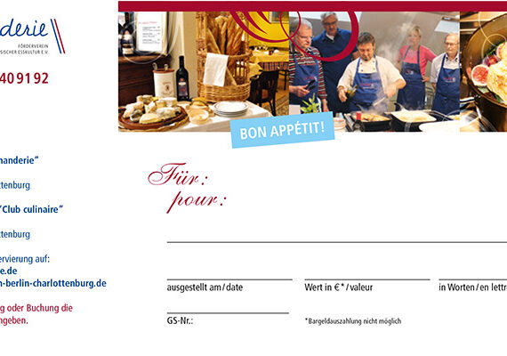 Gourmanderie-Gutschein